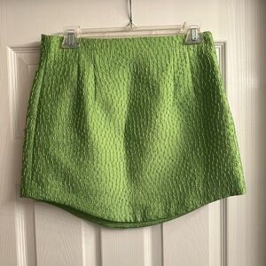 Zara Green Mini Skirt